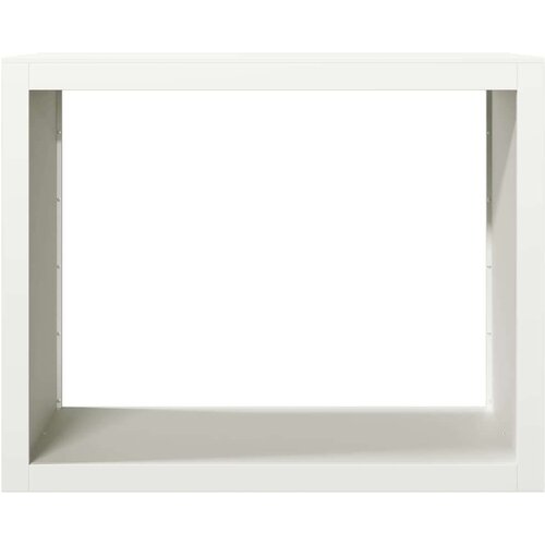 vidaXL stojalo za drva belo 100x40x80 cm jeklo Cene