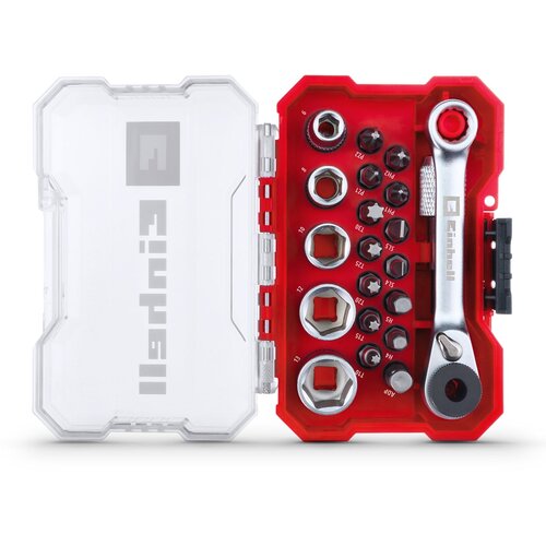 Einhell set nasadnih ključeva i bitova, 21/1, XS-Box Cene