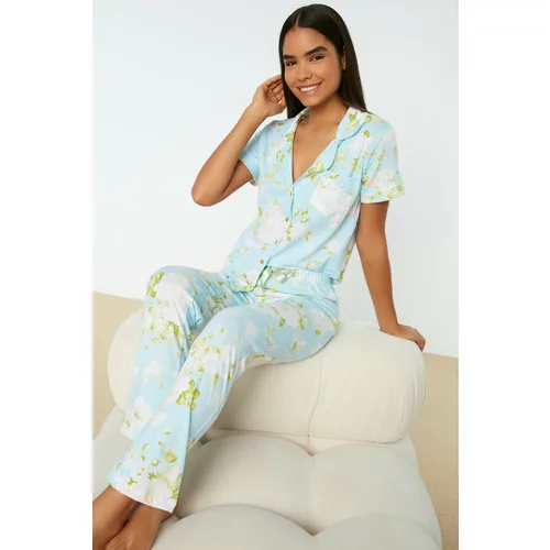 Trendyol Ženska pidžama komplet Floral Patterned