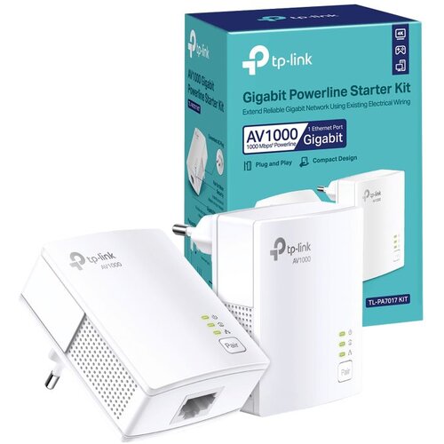 Tp-link Mrežna strujna utičnica, AV1000, 1000 Mbps, set - TL-PA7017 KIT Cijene