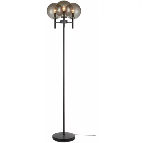 Markslöjd Crna samostojeća svjetiljka u crnoj Crown Floor 3L, visina 1,47 cm