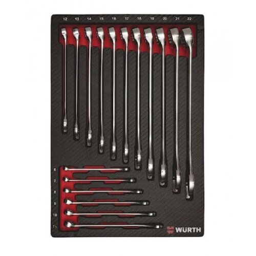 Würth Set ZEBRA okasto-vilju&scaron;kastih ključeva OK6-22 neopren 17 kom Cene