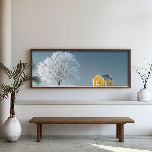 WALLXPERT FAH070-120 Multicolor Decorative Framed MDF Painting Cene