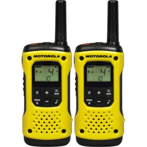 Motorola Walkie Talkie, domet 10 km, 16 kanala, žuto/crna &amp;ndash; TLKR T92 Slike