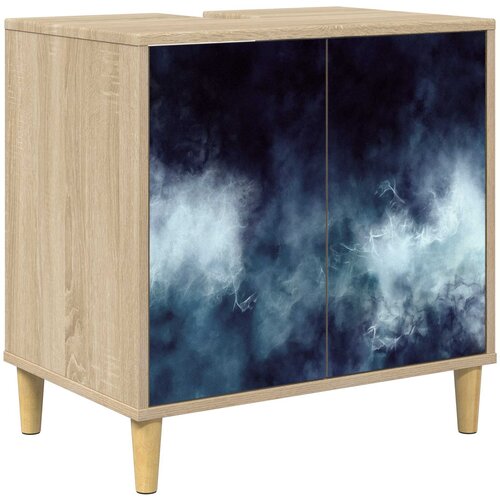  Kupaonski ormar RAALTE Sonoma 60 x 40 x 60 cm Konstruirano drvo Slike