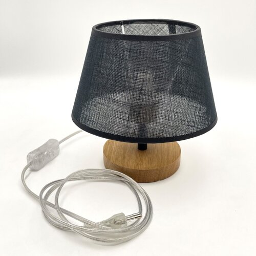  Brilagi - LED stona lampa ANTHONY 1xE14/40W/230V hrast/crna Slike