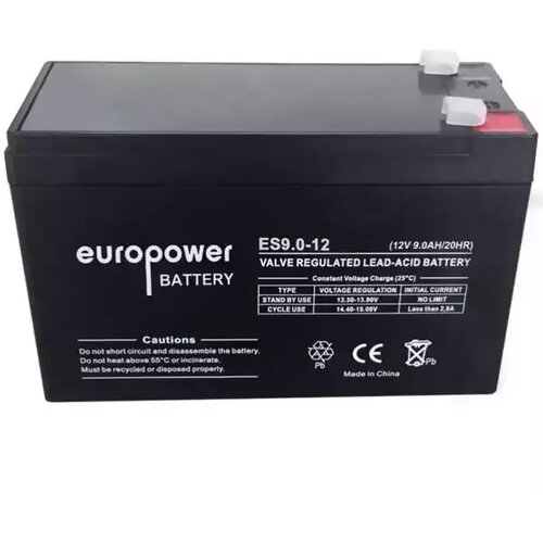 Europower baterija za ups ES12-9 12V 9Ah Slike