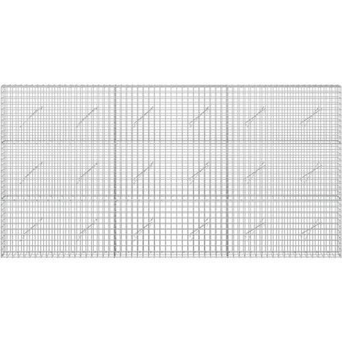  Gabion s 5 mm žicom i mrežom 5x5 cm 300x10x150 cm Slike