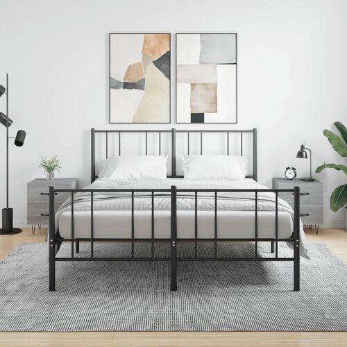 vidaXL Noćni ormarići 2 kom boja hrasta 40x35x47 5cm konstruirano drvo Cijene
