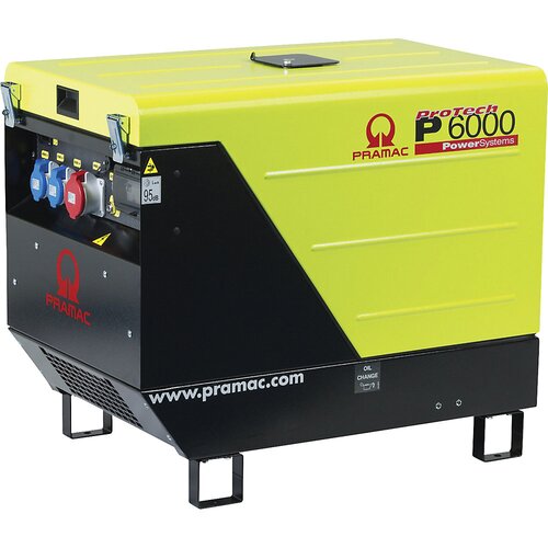 Pramac Agregat serije P, dizelski, 400/230V, P 6000 - zmogljivost COP 5,2 kVA (230 V) / 6,5 kVA (400 V), 2,7 / 4,5 kW Cene