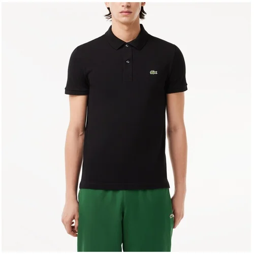 Lacoste Majice & Polo majice L1212 SHORT SLEEVED RIBBED COLLAR S Črna