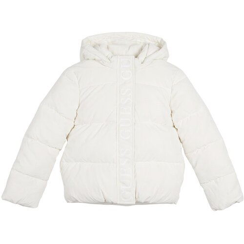 Guess Puhovke HOODED LS PUFFER Bela Cene