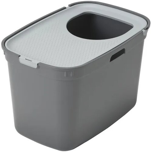 Moderna Top Cat zatvoreni WC za mačke sa ulazom odozgo Maslinasta Slike