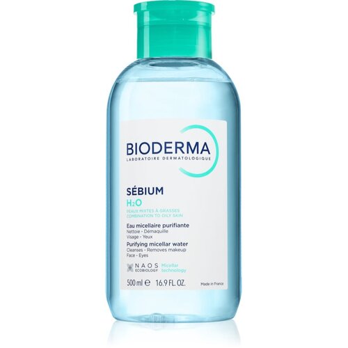 Bioderma S&amp;eacute;bium H2O micelarna voda za mje&amp;scaron;ovitu i masnu kožu 500 ml Slike