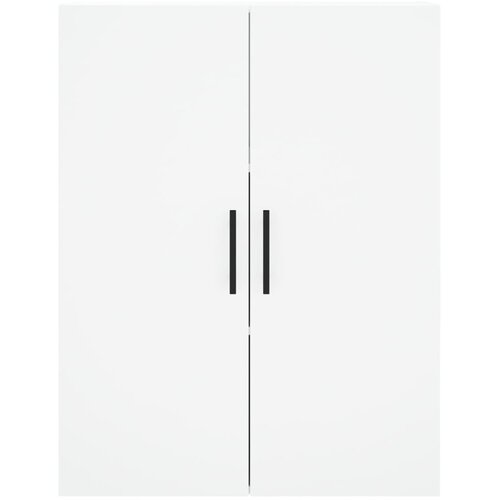  Visoka komoda bijela 69,5x34x180 cm konstruirano drvo Slike