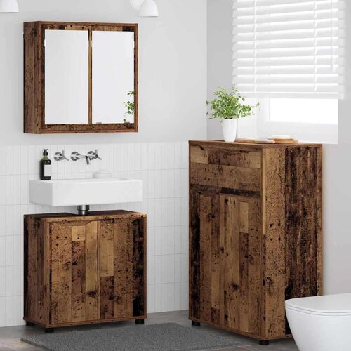  Set namještaja za kupaonicu 3 pcs Staro drvo Konstruirano drvo Cene