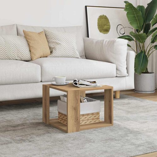  Stol za kavu Artisan hrast 40x40x30 cm izrađeno drvo Cijene