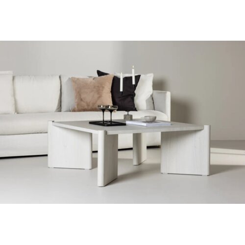 Venture Home Rogaland klub stolić 100 &times; 100 cm, izbijeljeni (whitewash) Cijene