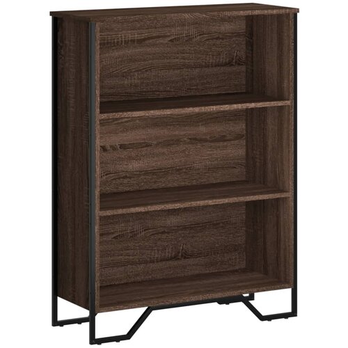 Maison Chic Knjižna omara - Knjižni regal rjavi hrast 80x31x106 cm inženirski les, (21726347) Cene