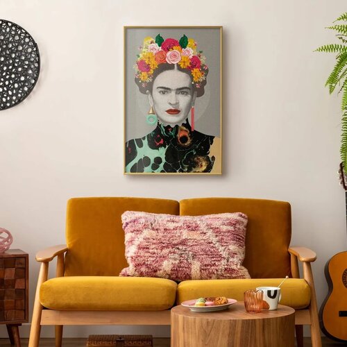  Plakat - Majestic Frida 21x30 Zlatni okvir Slike