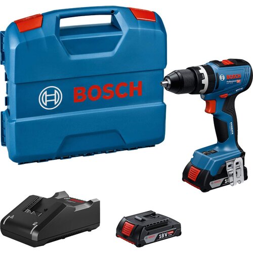 Bosch Akumulatorska vibraciona bu&scaron;ilica - odvrtač GSB 18V-65, 18V, 2x2,0Ah + kofer 06019N3100 Cene