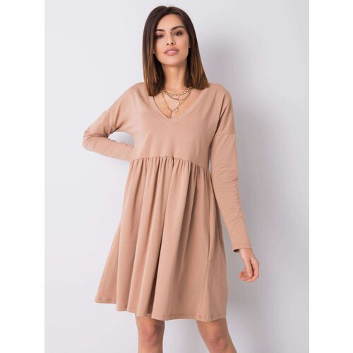 RUE PARIS Dress-RV-SK-6008.19X-camel Cene