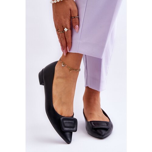 Boto Classic Ballerinas With Decoration Black Rivea Slike