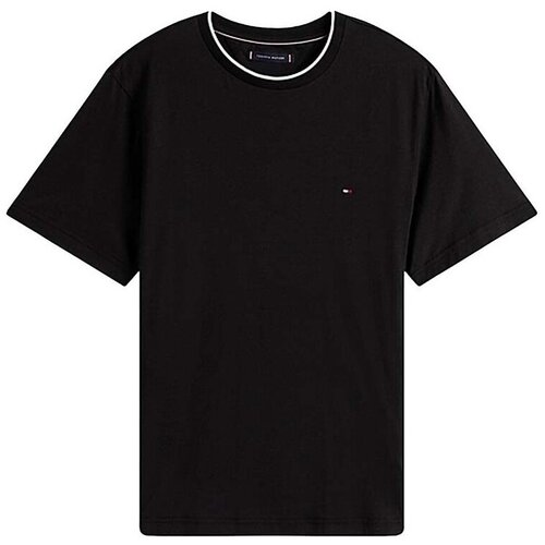 Tommy Hilfiger Majice s kratkimi rokavi MW0MW39368 Črna Slike