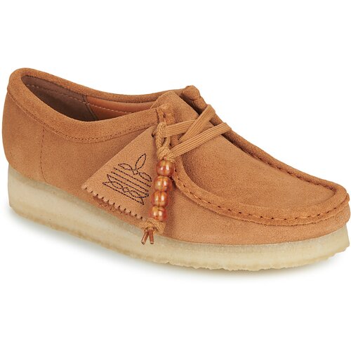 Clarks Originals Čevlji Derby Wallabee Kostanjeva Slike