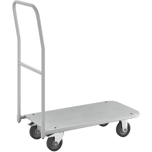 eurokraft pro ploski voziček esd, nakladalna površina dxš 850 x 430 mm, s privitim potisnim ročajem Cene