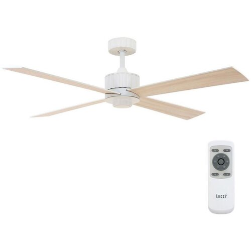  Lucci air 213171 - LED plafonski ventilator NEWPORT drvo/bela/bež + daljinski upravljač Cene