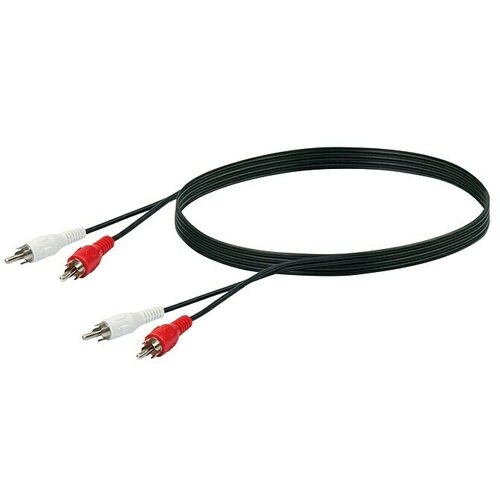SCHWAIGER Audio produžni kabel (1,5 m, 4 x Cinch utikač, Bijele boje) Slike