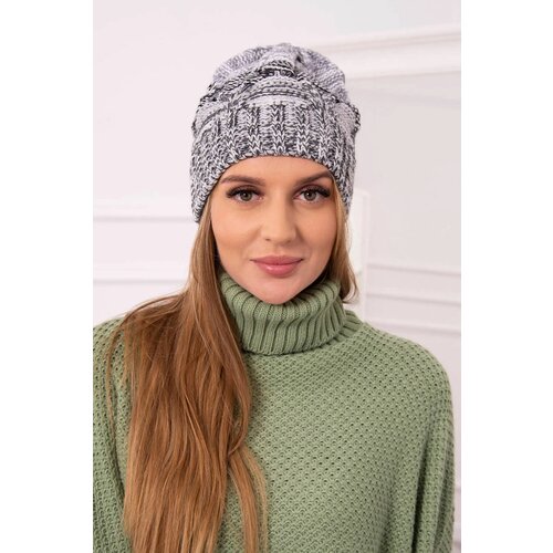Kesi Cap with fleece Dolores K303 graphite+black+dark grey Slike
