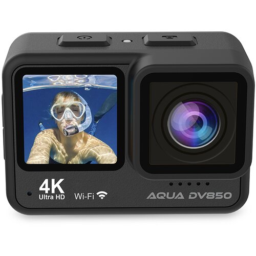 PRIXTON &Scaron;portna Kamera Aqua DV850 WiFi, Dvojni Zaslon LCD IPS, Ločljivost 4K / 24MP, Stabilizator EIS, Potopna, Avtonomija 1,5 ure, Kartica SD 128 G, (5000182505) Cene