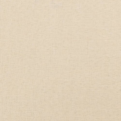  Uzglavlje s u&amp;scaron;ima krem 83x16x118/128 cm od tkanine Slike