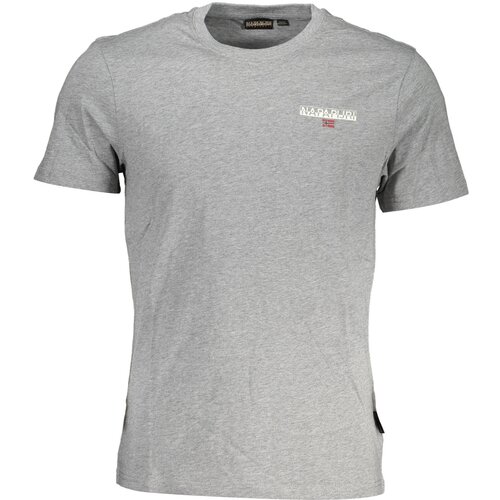 Napapijri SHORT SLEEVE T-SHIRT MEN GREY Slike