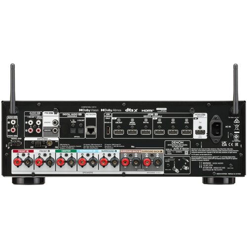 Denon AVR-X1800HBKE2 schwarz 7.2-Kanal Slike