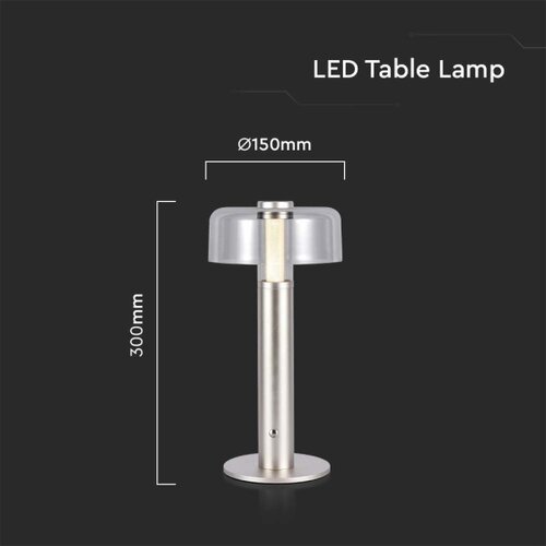  LED prigu&amp;scaron;iva punjiva stona lampa LED/1W/5V 3000K 1800 mAh zlatna Slike