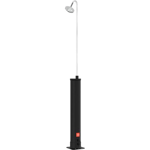  Solarni tu&amp;scaron; s tu&amp;scaron; glavom 20 l PVC, ABS, Legirani cink Crna Slike