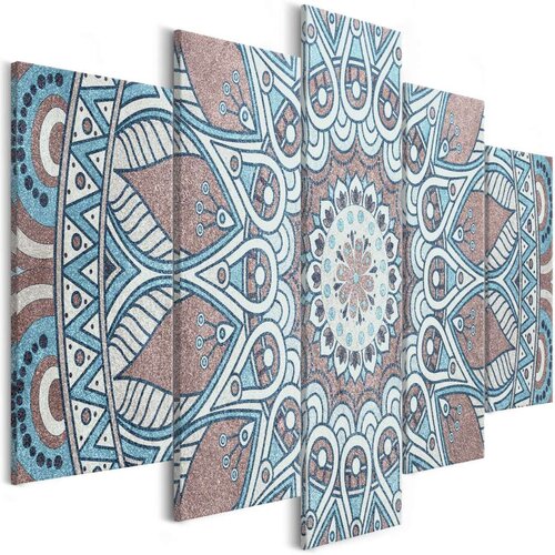  Slika - Oriental Circle (5 Parts) Wide 100x50 Slike