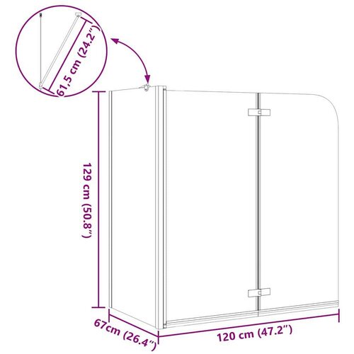 VidaXL Kupka Zatvaranje Geometrijski Crna 120 x 67 x 129 cm Slike