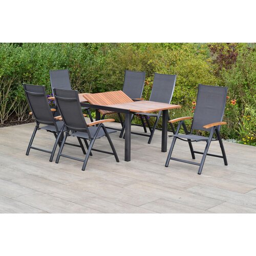 Gardenson VRTNA GARNITURA TOBLINO aluminij barve grafita, siva Slike
