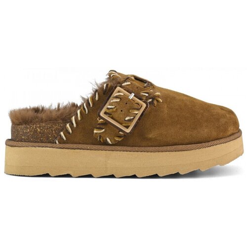 Colors of California Gležnjarji Platform sabot wool stitchings Kostanjeva Cene