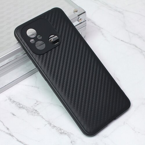 maska za telefon Carbon fiber za Xiaomi Redmi 12C crna Slike