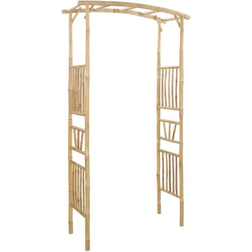  Vrtni Luk Prirodna 110 x 40 x 205 cm Bambus Slike