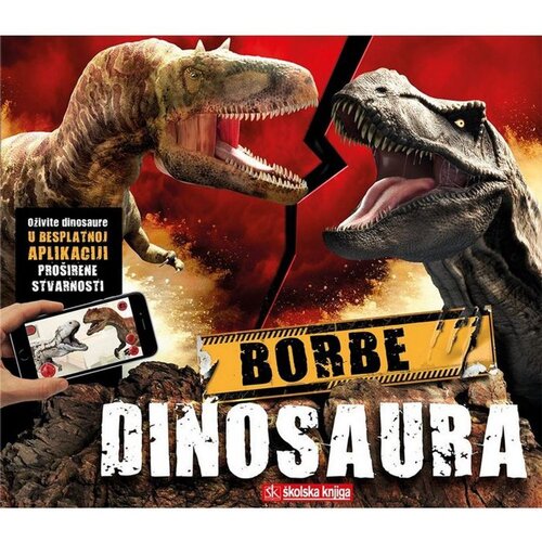  Borbe dinosaura &amp;ndash; knjiga s aplikacijom za pro&amp;scaron;irenu stvarnost Slike