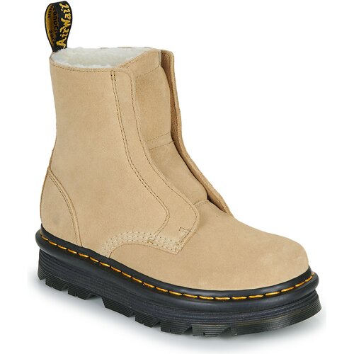 Dr. Martens ZebZag Lace Less Laceless Boot Savannah Tan EH Suede Bež Slike