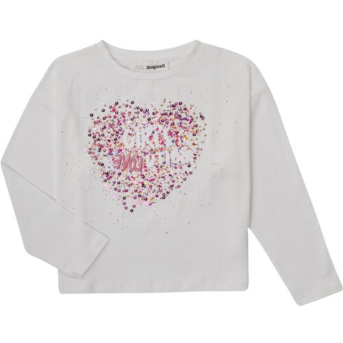 Desigual Majice z dolgimi rokavi ALBA Bela Slike