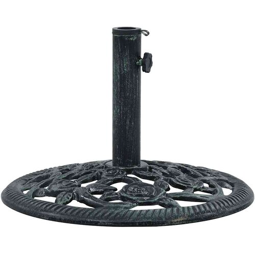  Stalak za suncobran zeleni 9 kg 40 cm od lijevanog željeza Slike