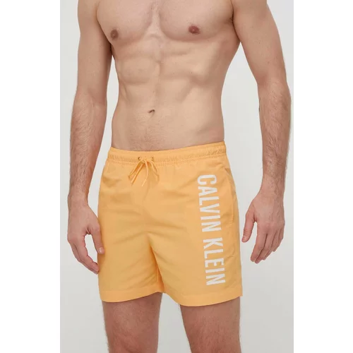 Calvin Klein Kratke hlače za kupanje boja: narančasta